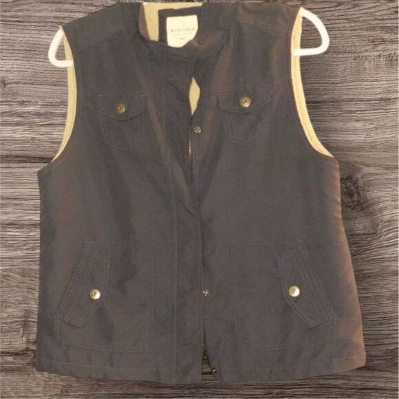Kiodoro Women’s Utility Vest in Slate Gray Size M | Lightweight Casual Outerwear - Picture 2 of 3